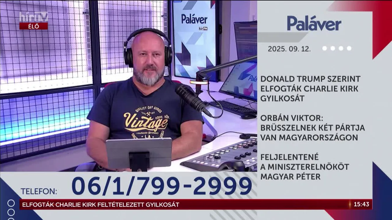Paláver – Feljelentené a miniszterelnököt Magyar Péter