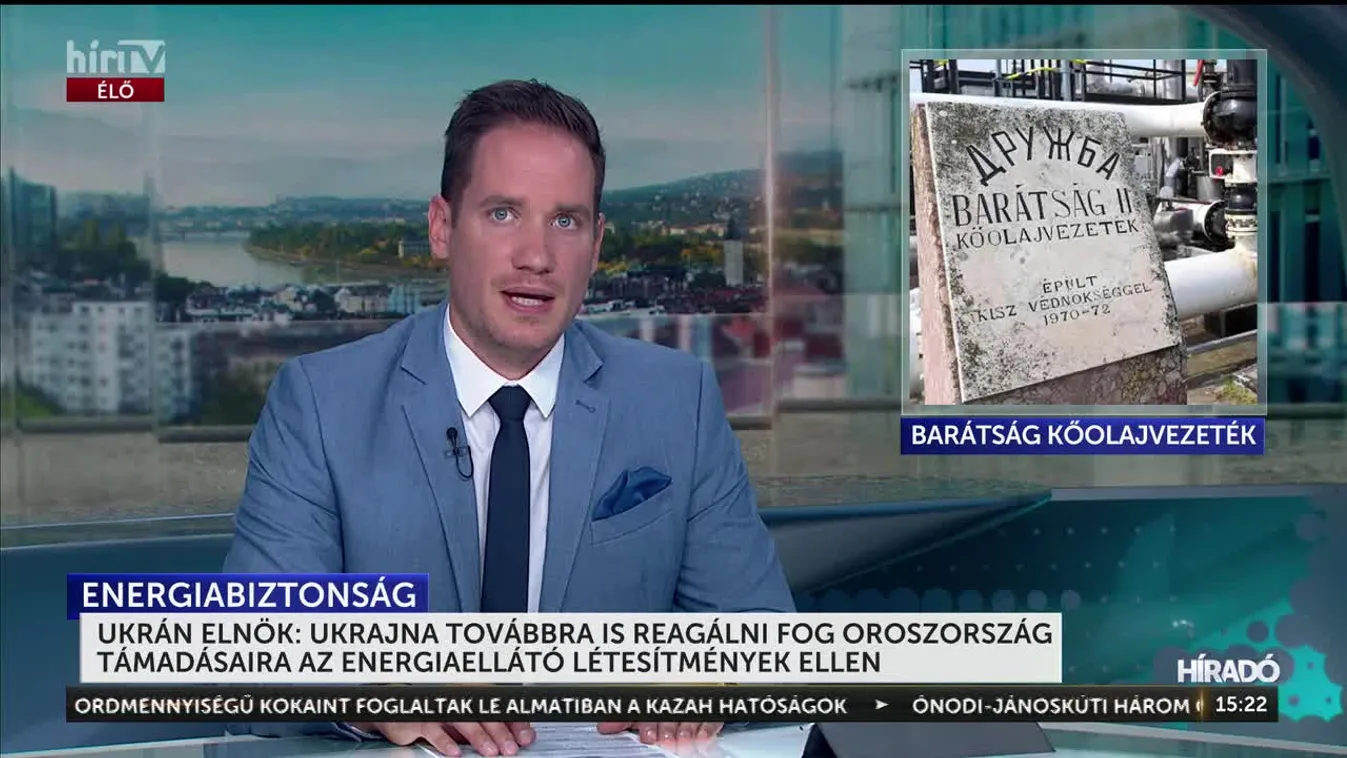 UKRÁN ELNÖK: UKRAJNA TOVÁBBRA IS REAGÁLNI FOG OROSZORSZÁG TÁMADÁSAIRA AZ ENERGIAELLÁTÓ LÉTESÍTMÉNYEK ELLEN