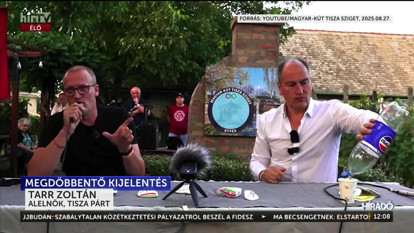 TARR ZOLTÁN A TISZA ADÓTERVÉRŐL: NEM FOGOK MINDENT ELMONDANI, MERT AKKOR MEGBUKUNK