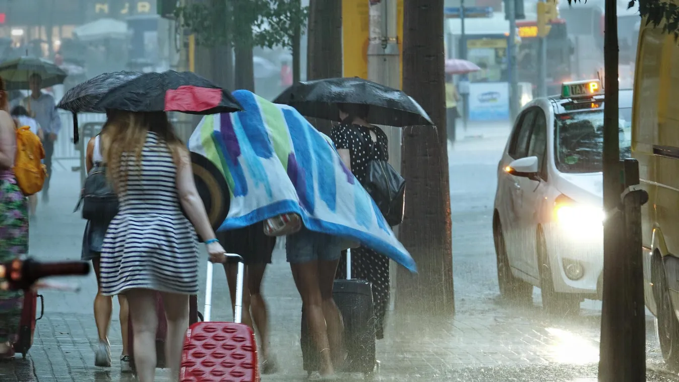 Rendkívüli mennyiségű csapadék hullott Katalóniában