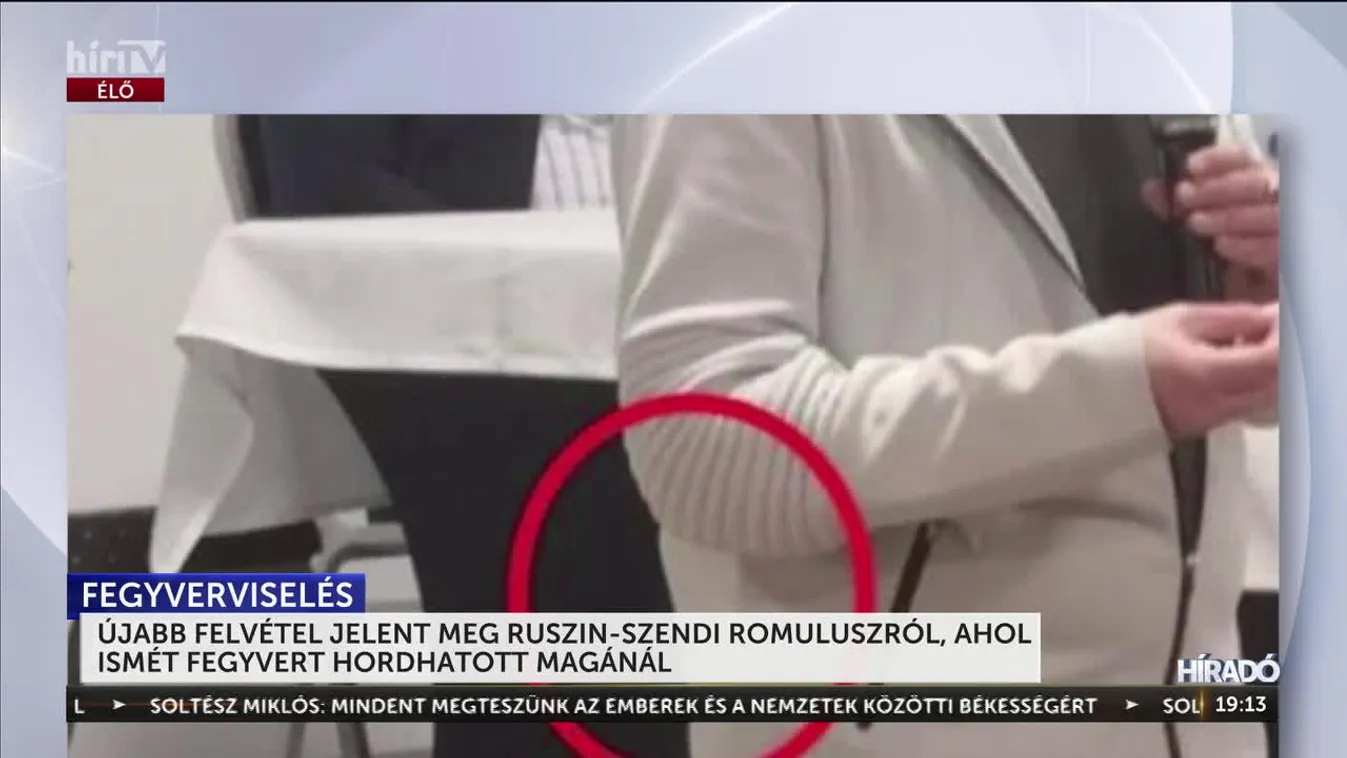 Újabb felvétel Ruszin-Szendi Romuluszról: fegyverrel jelenhetett meg a Tisza-rendezvényen, ahol gyerekek is voltak + videó