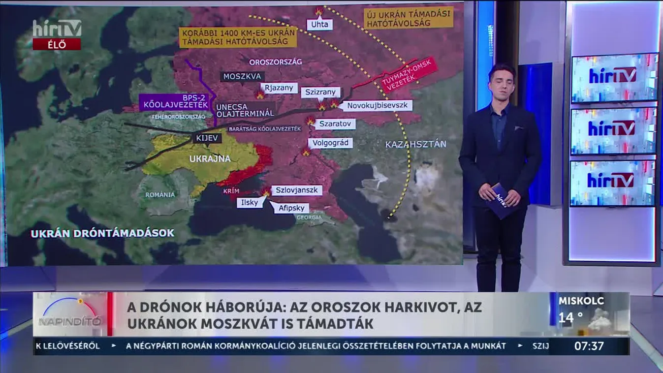Háború Ukrajnában – Az oroszok Harkivot, az ukránok Moszkvát is támadták
