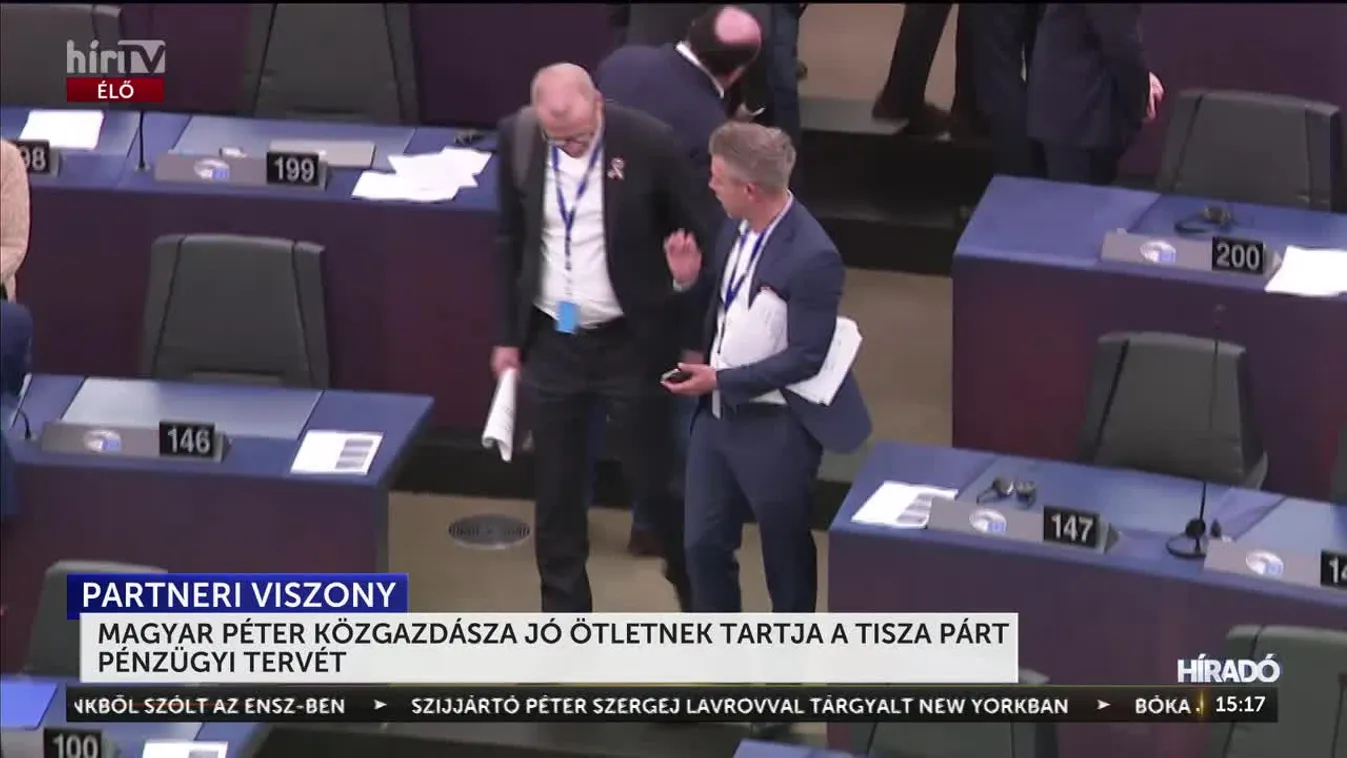 MAGYAR PÉTER KÖZGAZDÁSZA JÓ ÖTLETNEK TARTJA A TISZA PÁRT PÉNZÜGYI TERVÉT