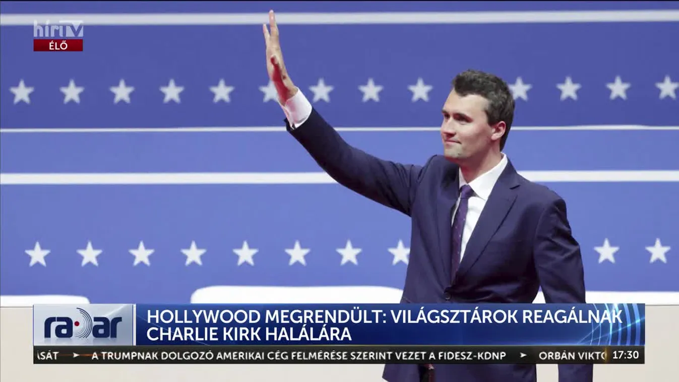 Radar – Hollywood megrendült: világsztárok reagálnak Charlie Kirk halálára