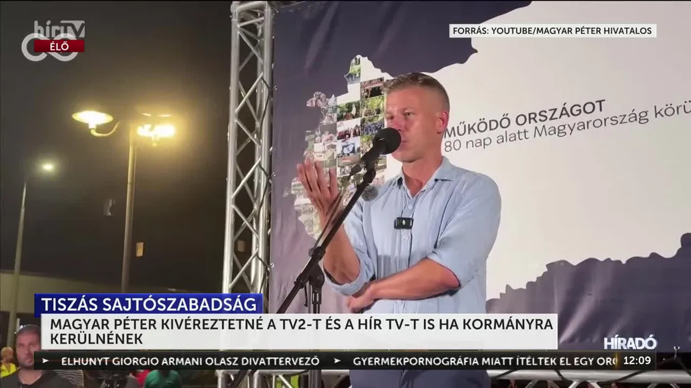 MAGYAR PÉTER KIVÉREZTETNÉ A TV2-T ÉS A HÍR TV-T IS HA KORMÁNYRA KERÜLNÉNEK