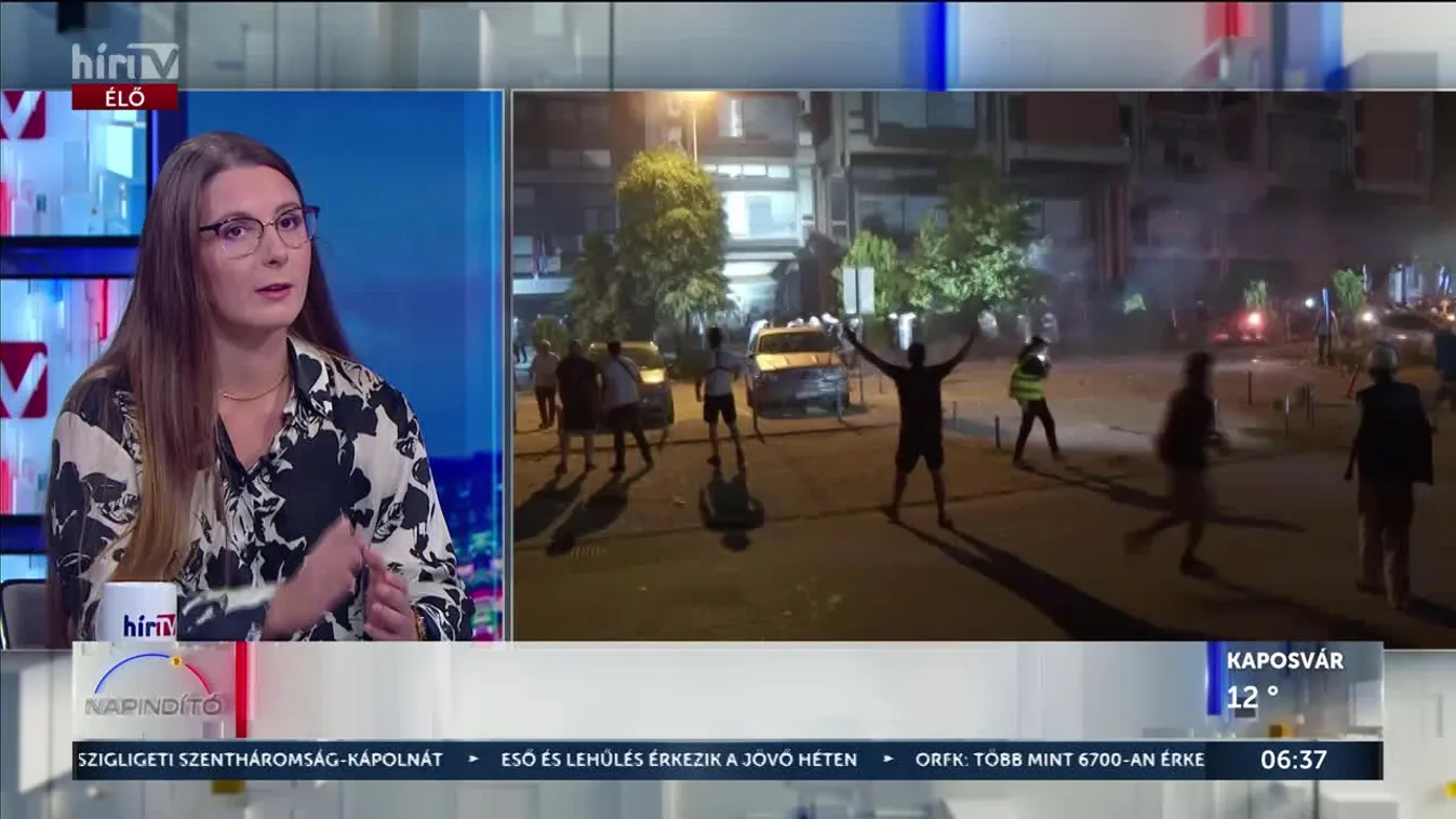 Tíz hónapja tartanak a tüntetések Szerbiában