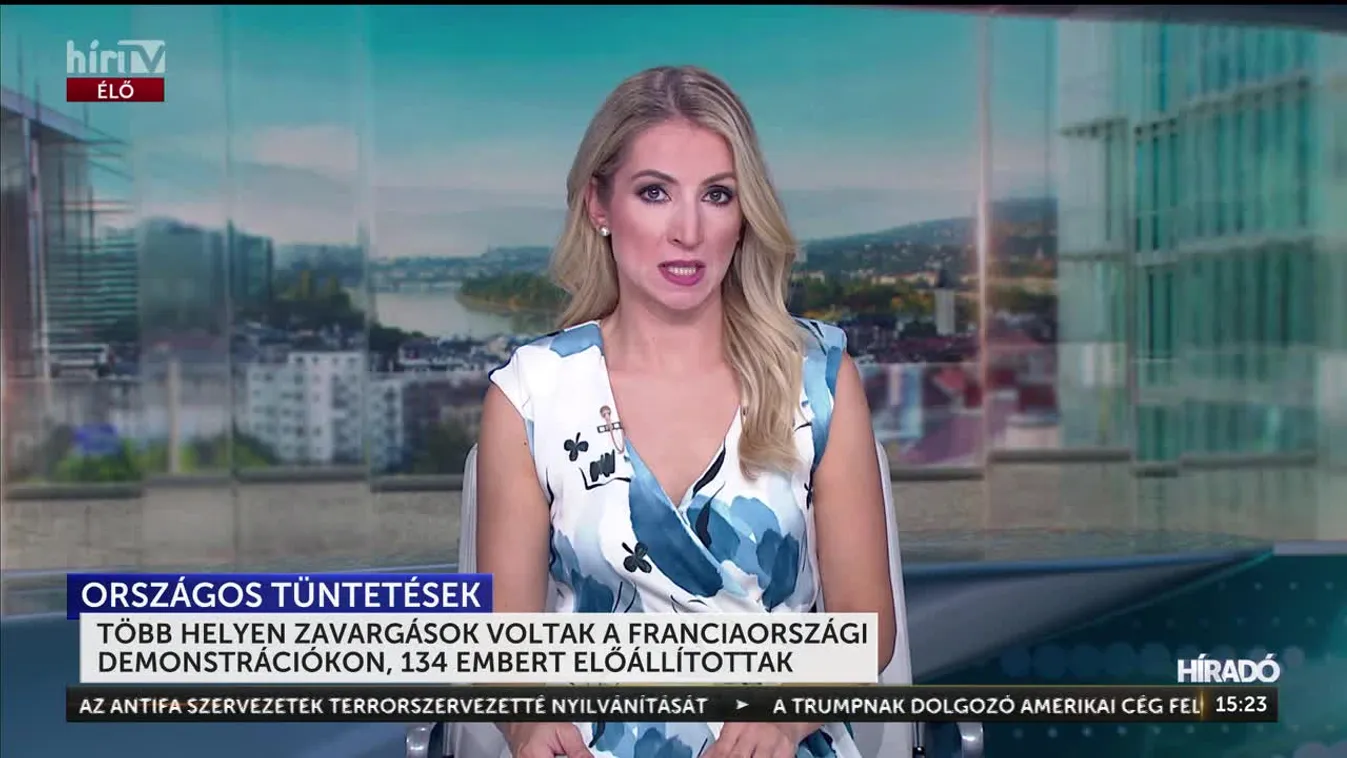 TÖBB HELYEN ZAVARGÁSOK VOLTAK A FRANCIAORSZÁGI DEMONSTRÁCIÓKON, 134 EMBERT ELŐÁLLÍTOTTAK