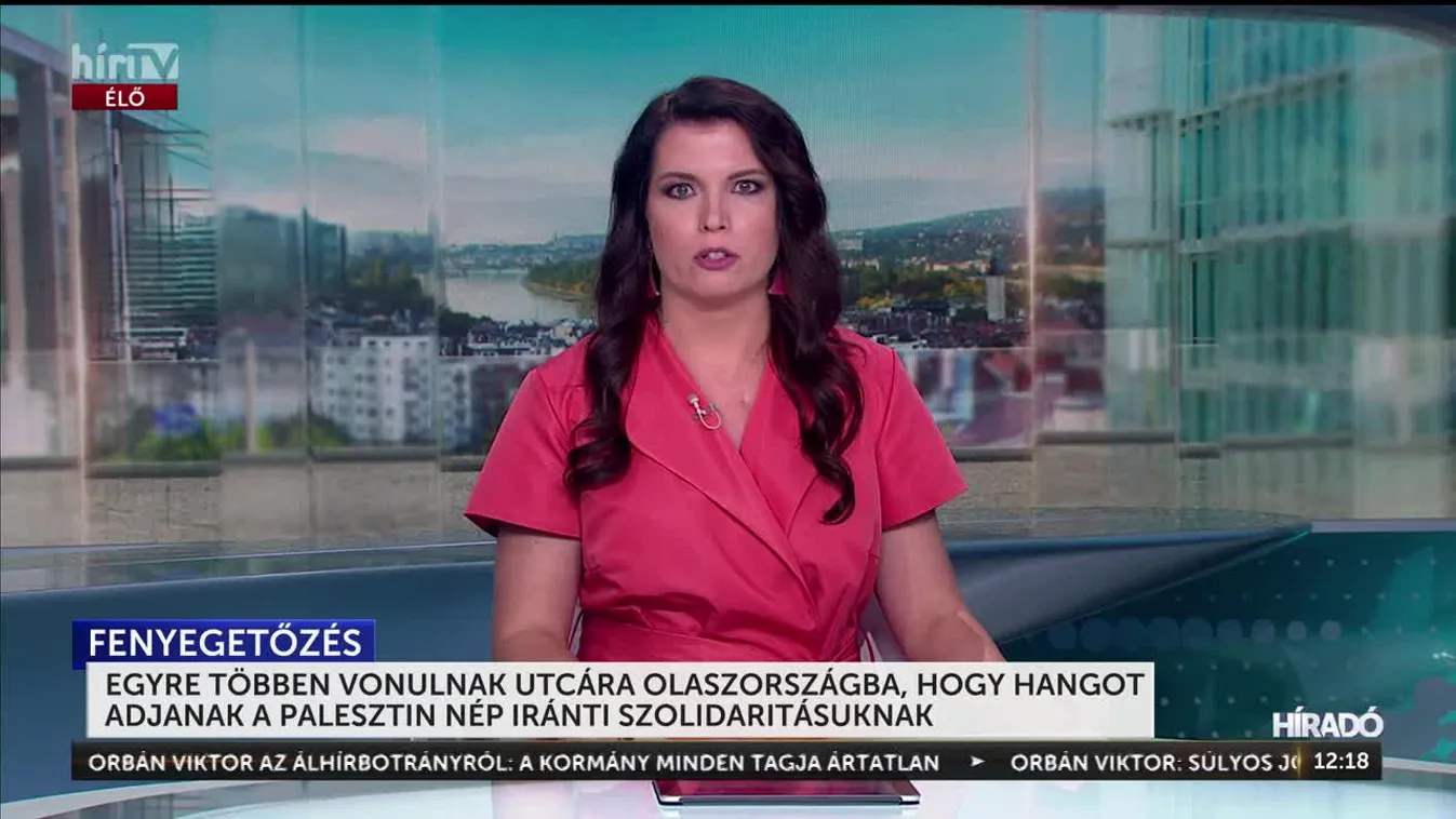 EGYRE TÖBBEN VONULNAK UTCÁRA OLASZORSZÁGBA, HOGY HANGOT ADJANAK A PALESZTIN NÉP IRÁNTI SZOLIDARITÁSUKNAK