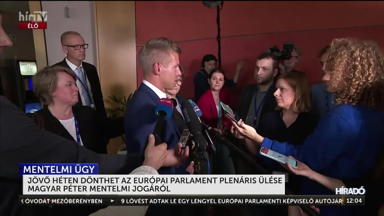 JÖVŐ HÉTEN DÖNTHET AZ EURÓPAI PARLAMENT PLENÁRIS ÜLÉSE MAGYAR PÉTER MENTELMI JOGÁRÓL
