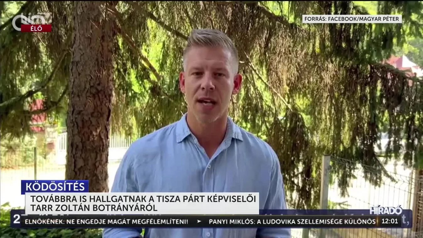 TOVÁBBRA IS HALLGATNAK A TISZA PÁRT KÉPVISELŐI TARR ZOLTÁN BOTRÁNYÁRÓL