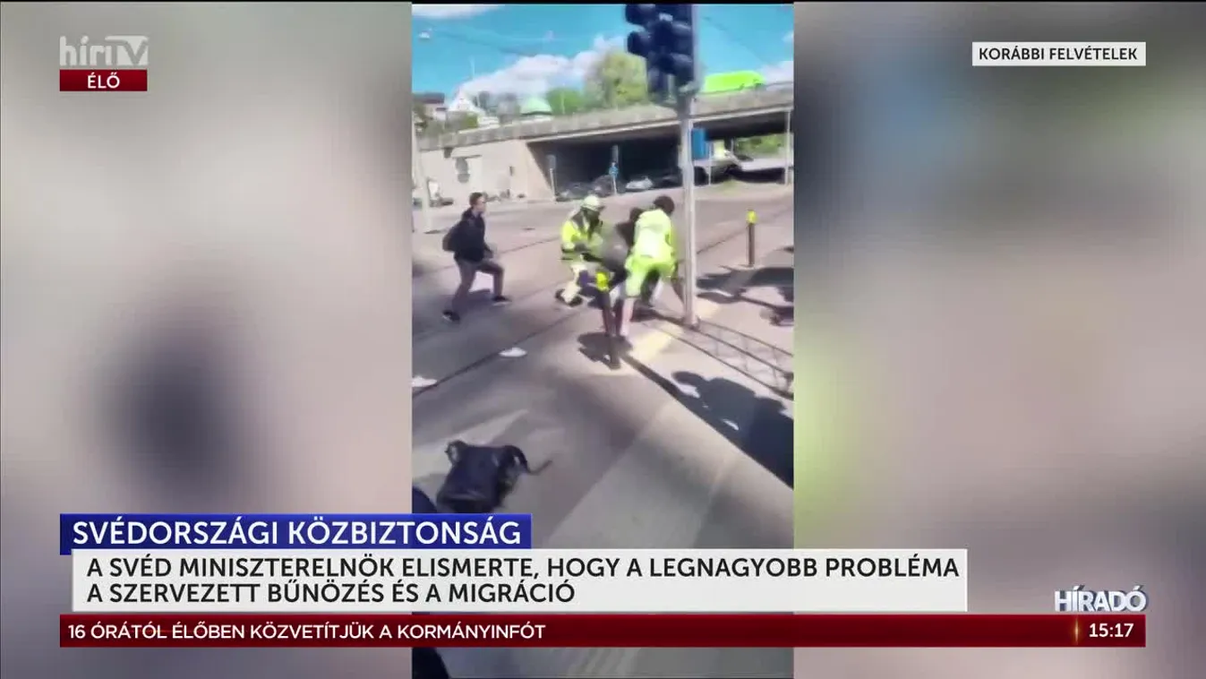 A svéd miniszterelnök elismerte, hogy a legnagyobb probléma a szervezett bűnözés és a migráció