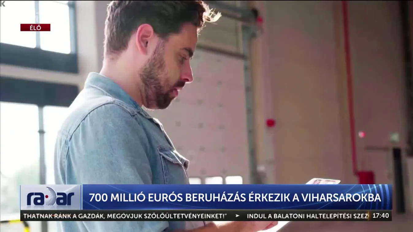 Radar - 700 MILLIÓ EURÓS BERUHÁZÁS ÉRKEZIK A VIHARSAROKBA