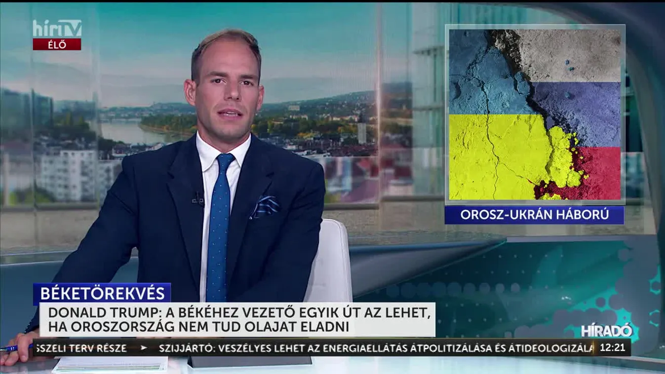 DONALD TRUMP: A BÉKÉHEZ VEZETŐ EGYIK ÚT AZ LEHET, HA OROSZORSZÁG NEM TUD OLAJAT ELADNI