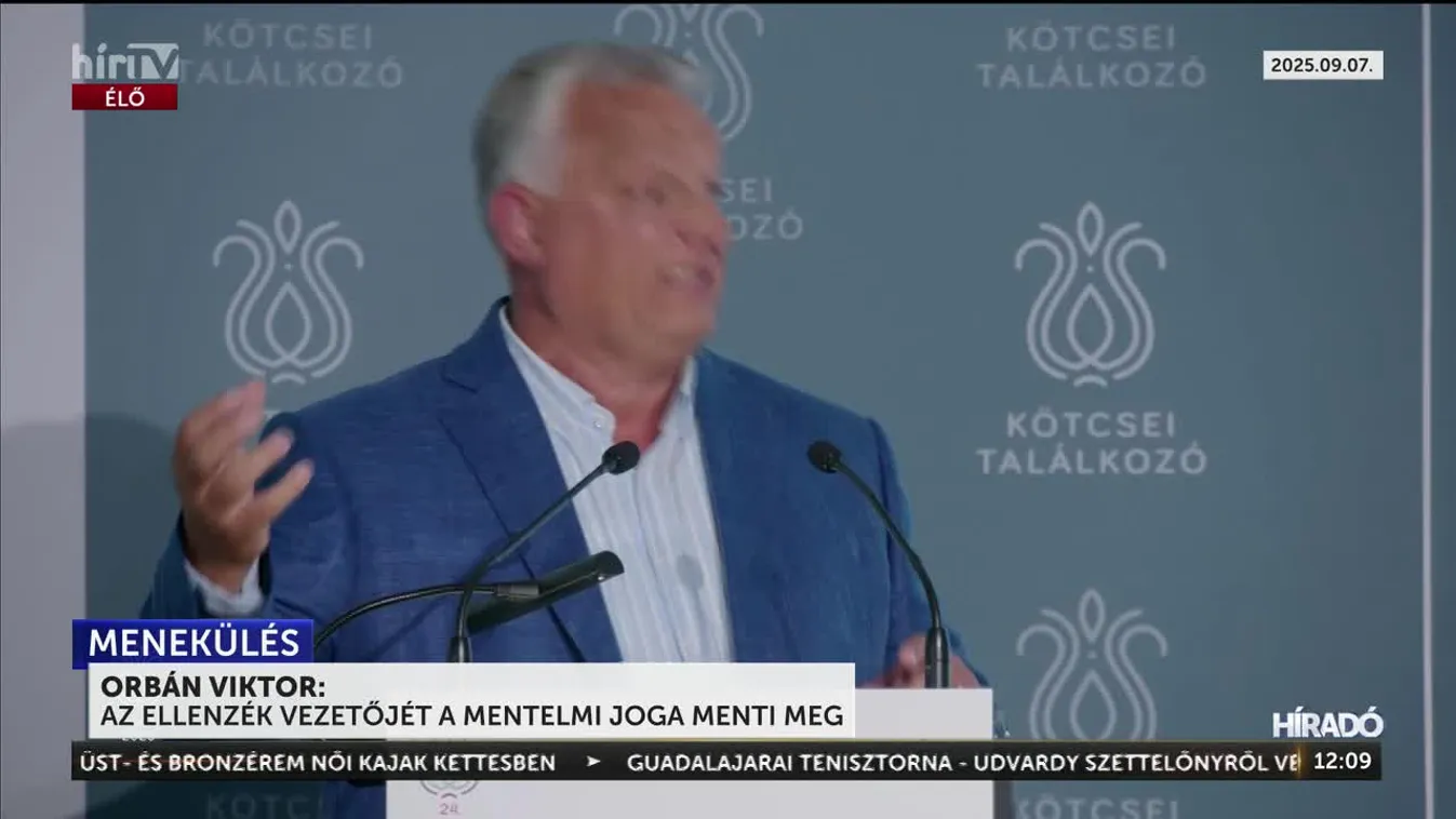 Orbán Viktor: Az ellenzék vezetőjét mentelmi joga menti meg