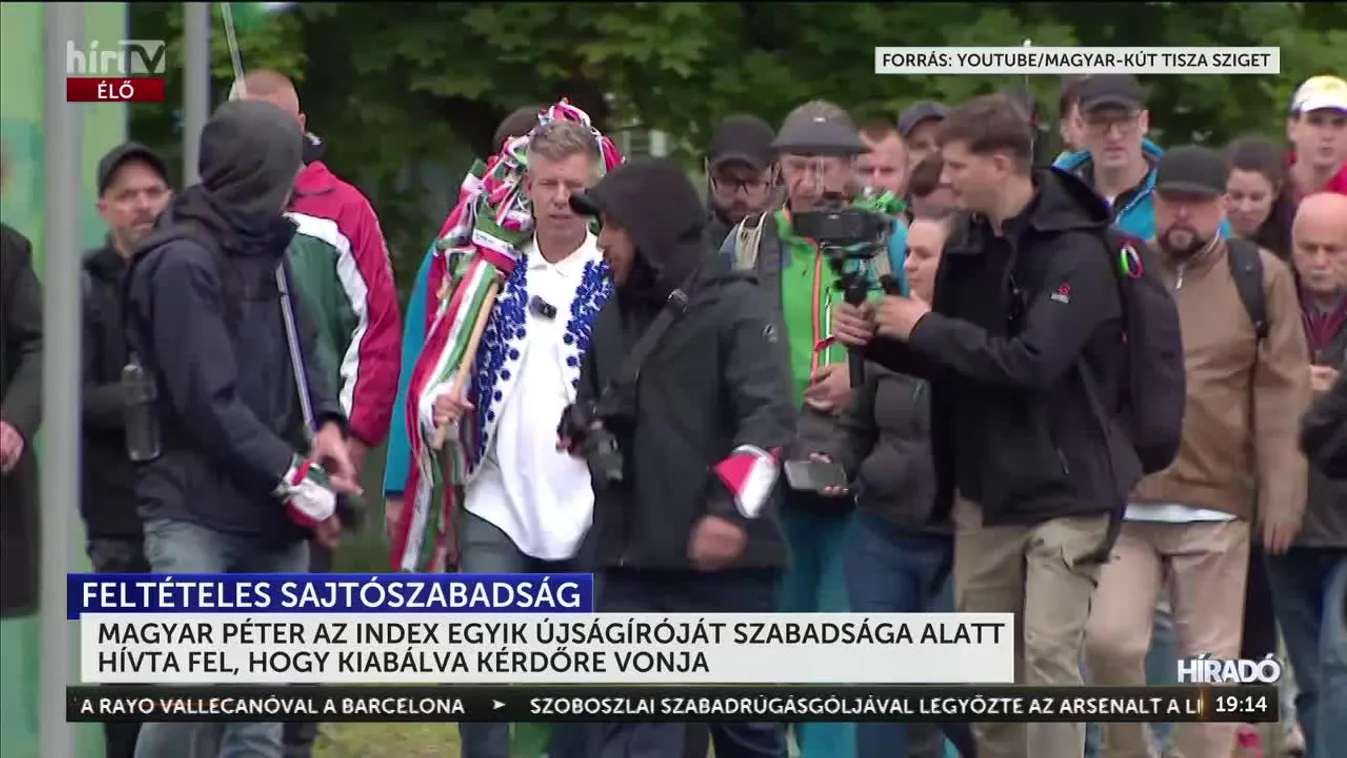 Magyar Péter számon kérte az Index újságíróját a neki nem tetsző cikkek miatt + videó