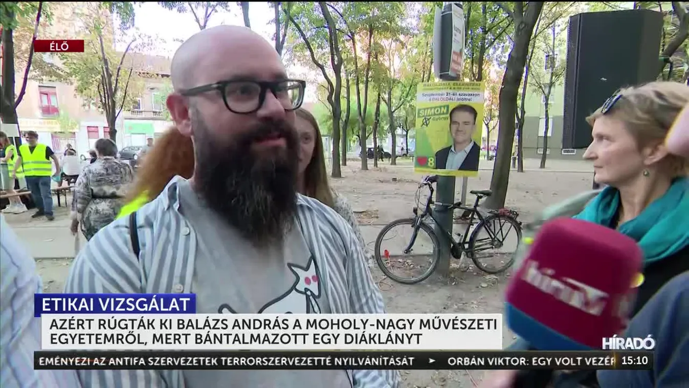 Azért rúgták ki Balázs Andrást, a Kutyapárt 8. kerületi képviselőjelöltjét a Moholy-Nagy Művészeti Egyetemről, mert bántalmazott egy diáklányt + videó