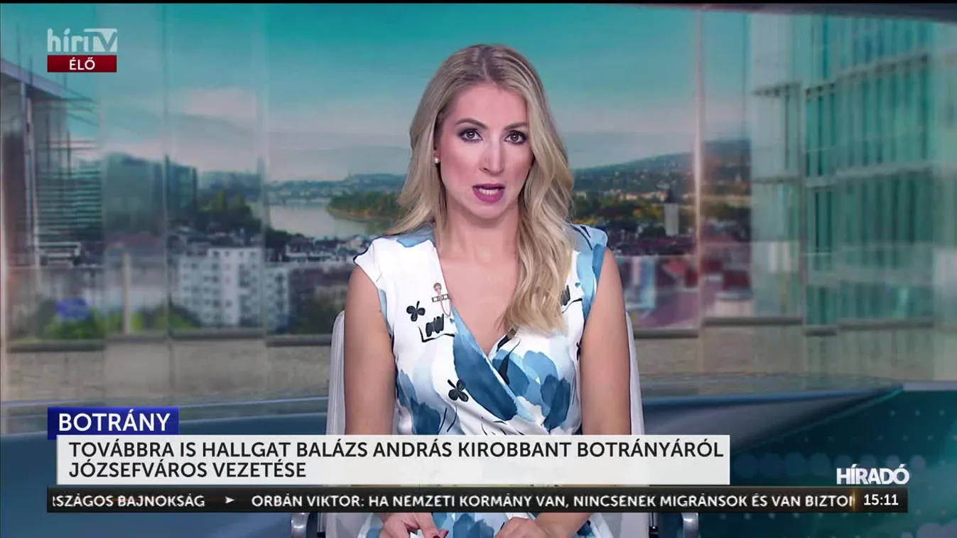 TOVÁBBRA IS HALLGAT BALÁZS ANDRÁS KIROBBANT BOTRÁNYÁRÓL JÓZSEFVÁROS VEZETÉSE