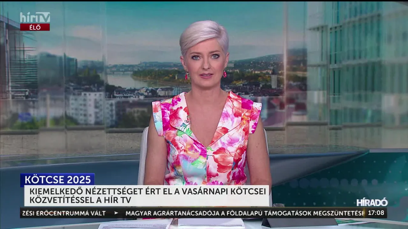 KIEMELKEDŐ NÉZETTSÉGET ÉRT EL A VASÁRNAPI KÖTCSEI KÖZVETÍTÉSSEL A HÍR TV