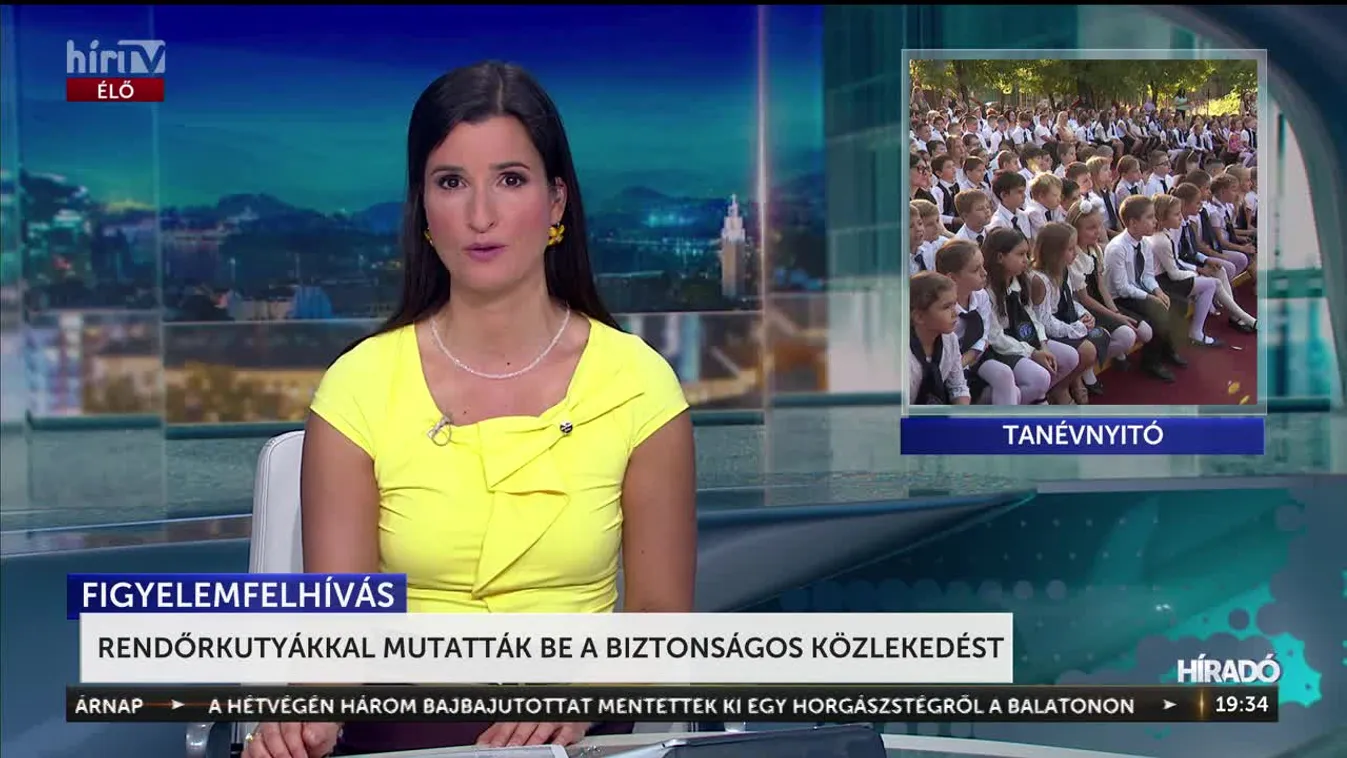 Rendőrkutyákkal mutatták be a biztonságos közlekedést