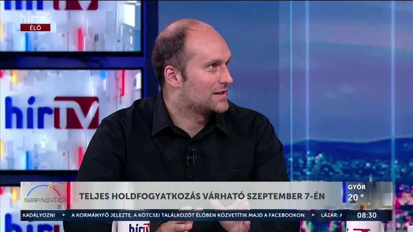 Teljes holdfogyatkozás várható szeptember 7-én