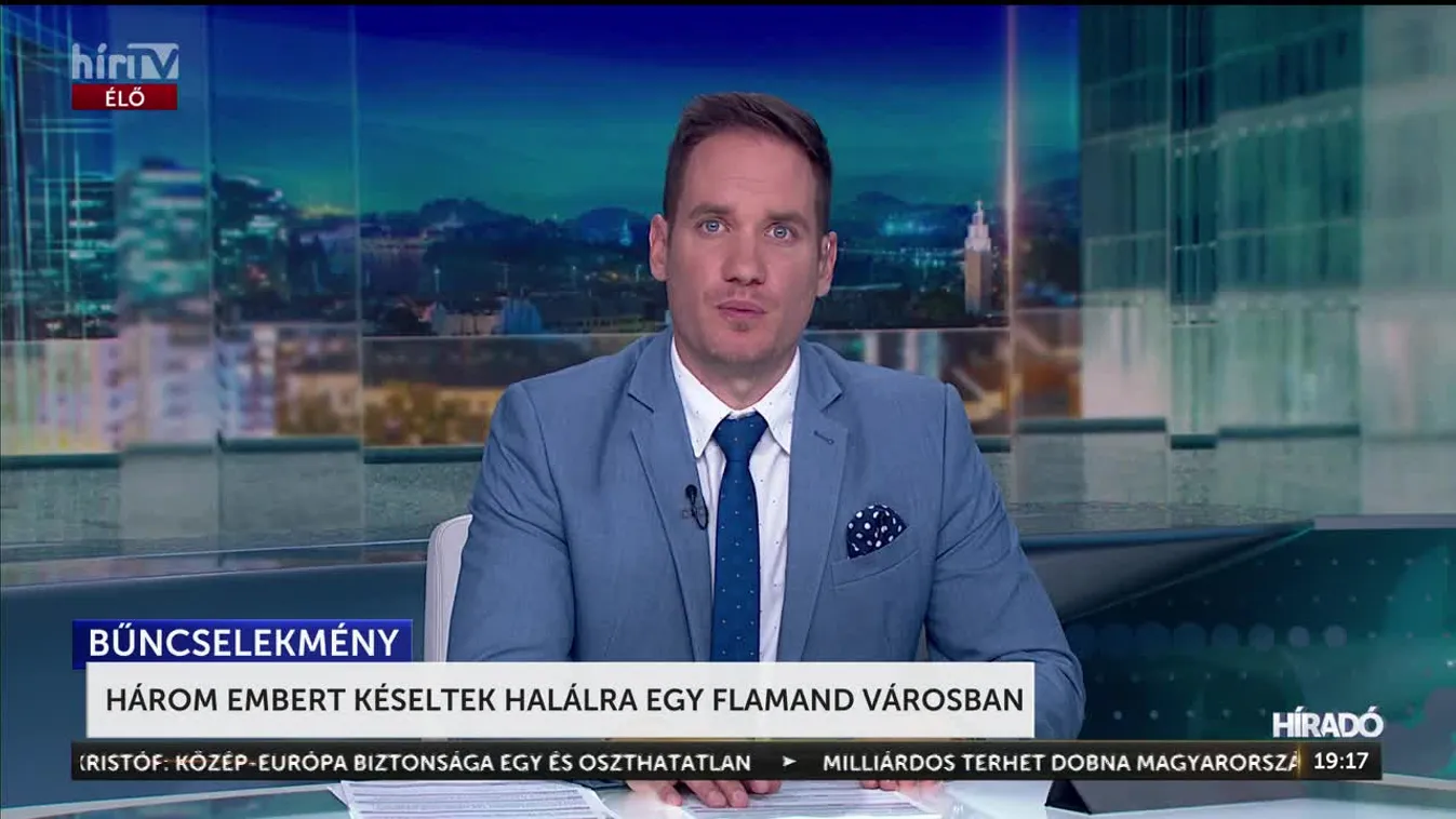 HÁROM EMBERT KÉSELTEK HALÁLRA EGY FLAMAND VÁROSBAN