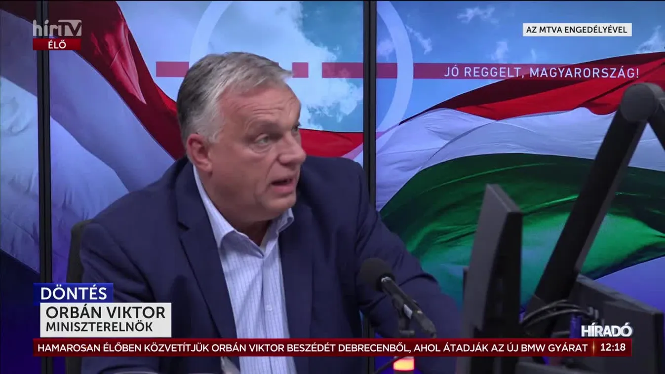 Orbán Viktor szerint a kormány világossá tette, hogy Magyarország békés és biztonságos ország akar lenni