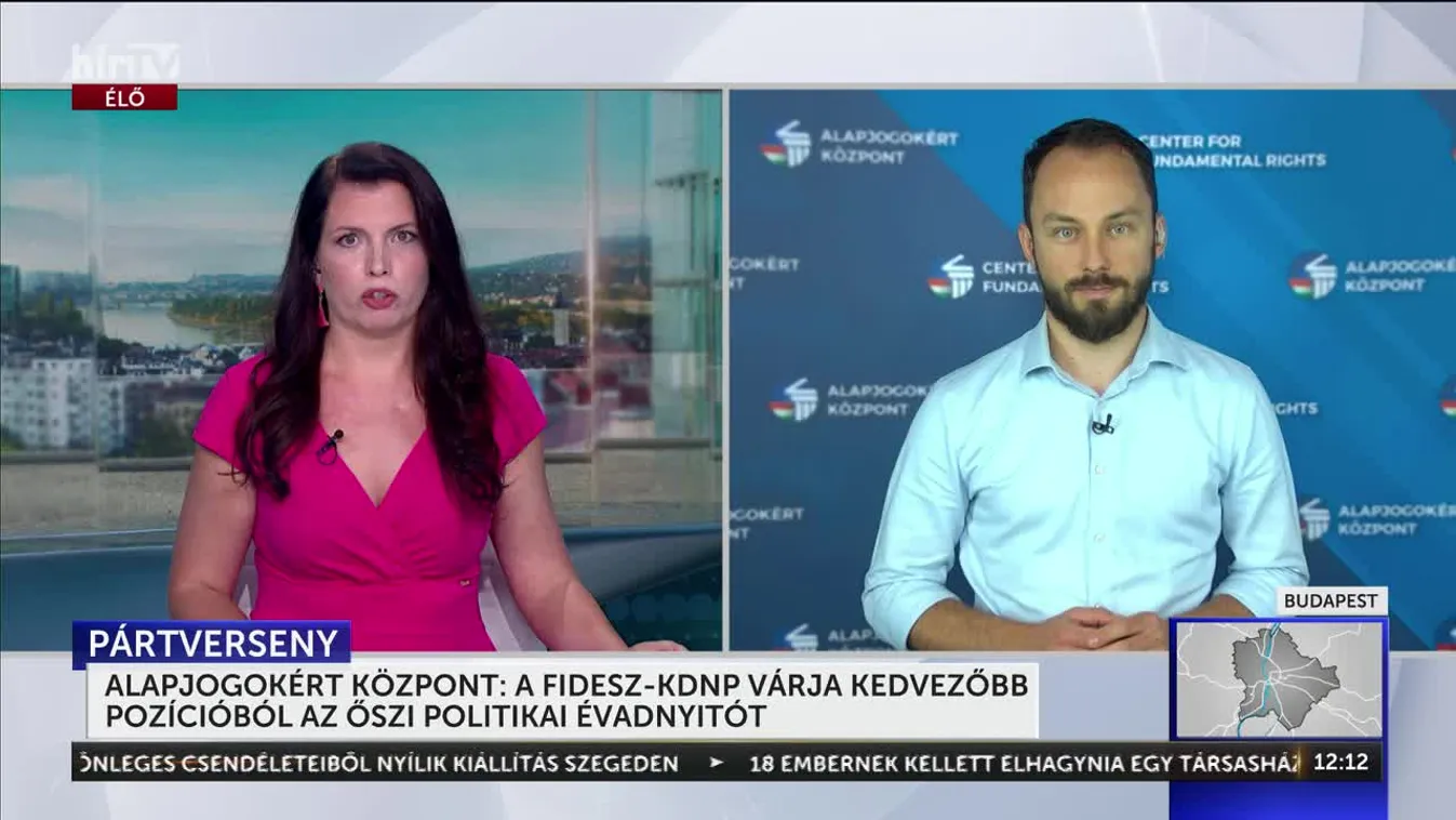ALAPJOGOKÉRT KÖZPONT: A FIDESZ-KDNP VÁRJA KEDVEZŐBB POZÍCIÓBÓL AZ ŐSZI POLITIKAI ÉVADNYITÓT