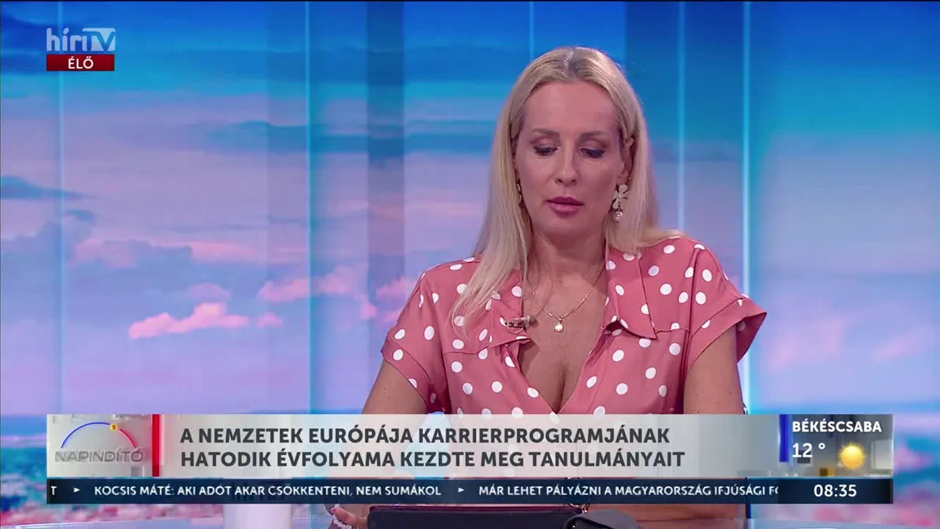 A NEMZETEK EURÓPÁJA KARRIERPROGRAMJÁNAK HATODIK ÉVFOLYAMA KEZDTE MEG TANULMÁNYAIT