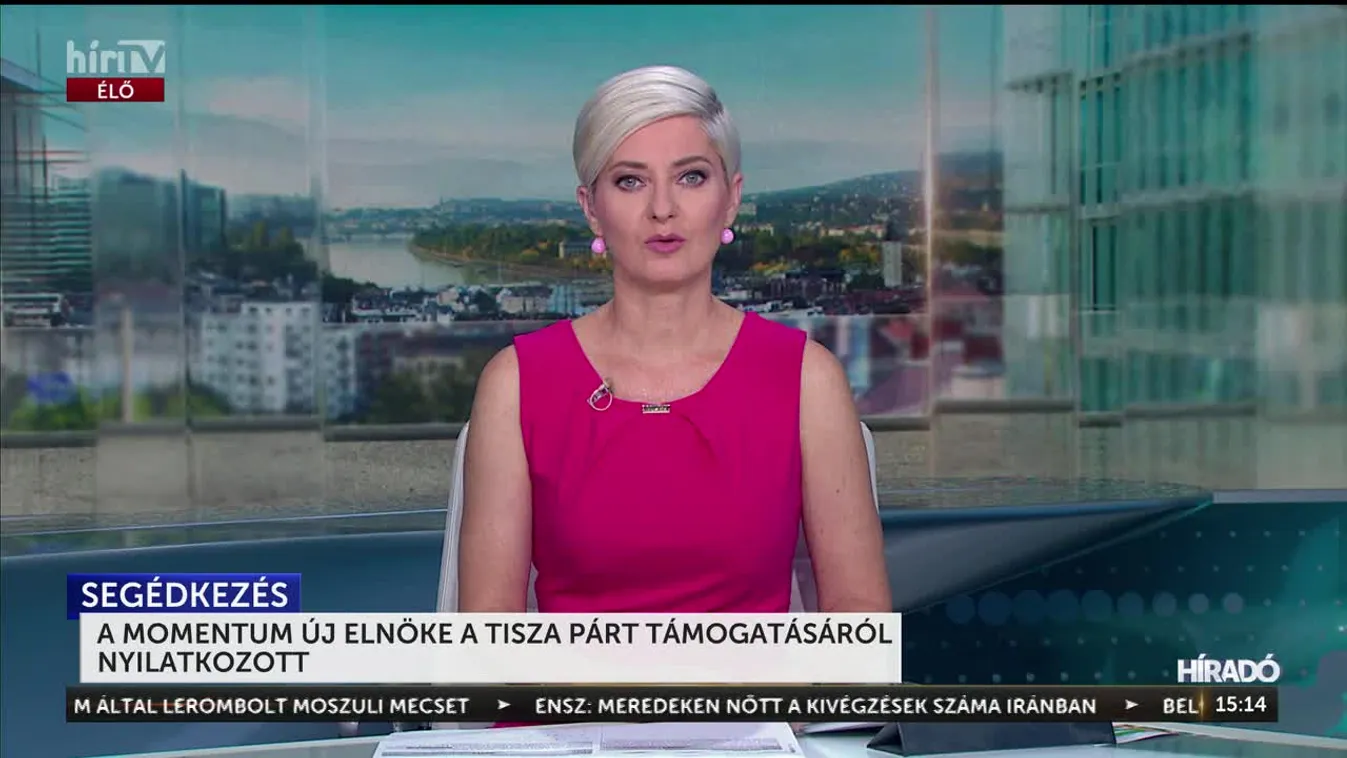 A MOMENTUM ÚJ ELNÖKE A TISZA PÁRT TÁMOGATÁSÁRÓL NYILATKOZOTT