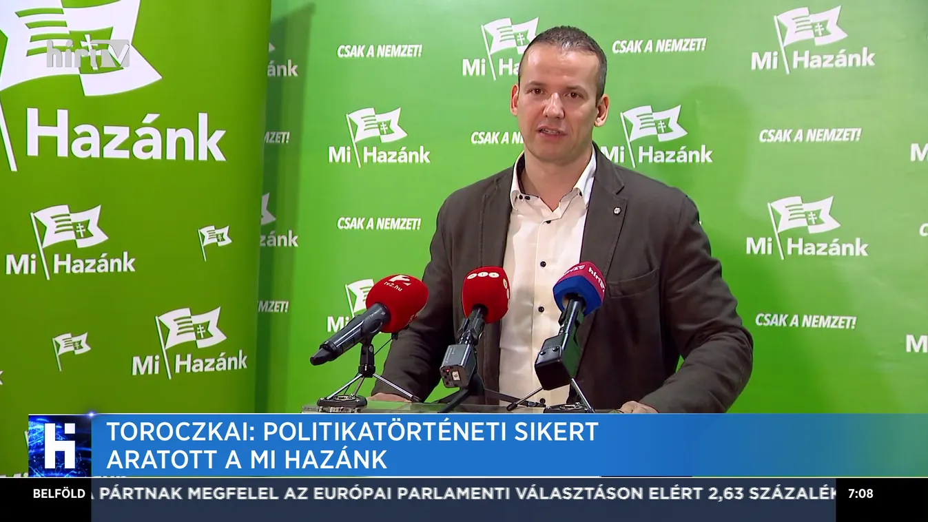 Toroczkai László: Politikatörténeti sikert aratott a Mi Hazánk Mozgalom