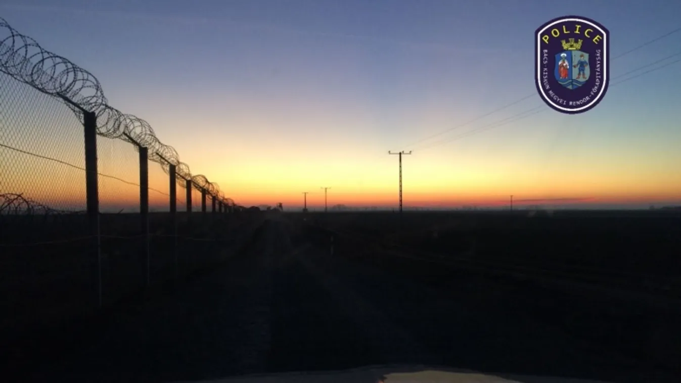 Migránscsoport Katymárnál