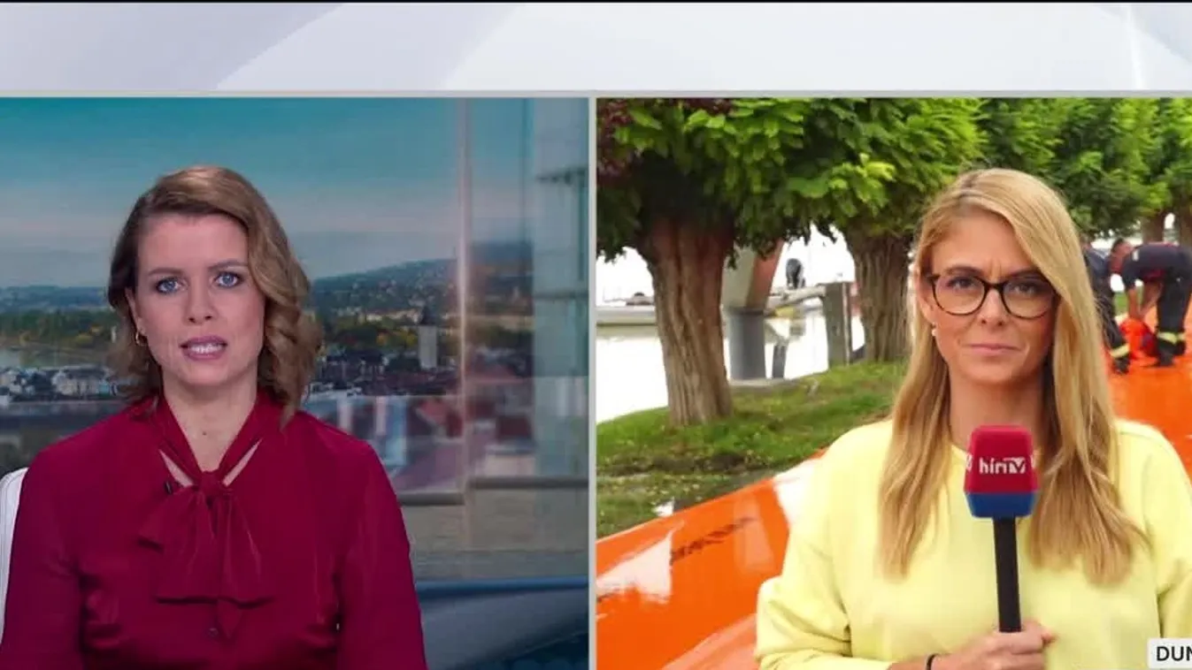 Dunaszekcső egyes szakaszait ideiglenes védművel kellett megvédeni + videó