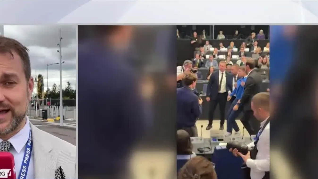 Egy DK-s aktivista zavarta meg Orbán Viktor nemzetközi sajtótájékoztatóját + videó