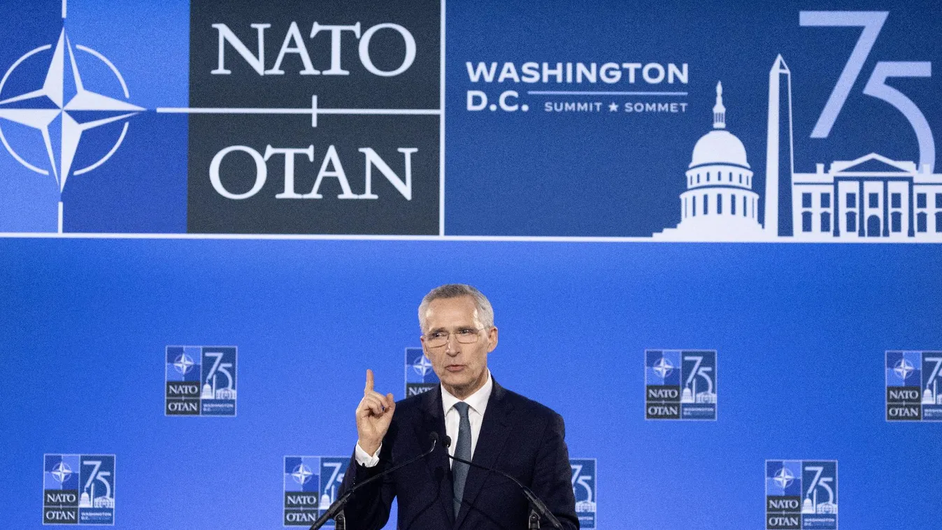 Jens Stoltenberg arról beszélt a NATO-csúcson, hogy Ukrajna útja a NATO-tagság felé visszafordíthatatlan