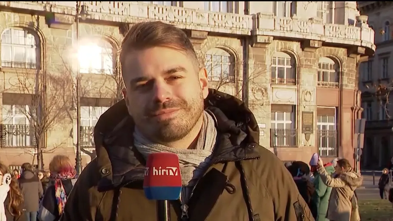 A Belügyminisztérium előtt tüntetett az Egységes Diákfront + videó