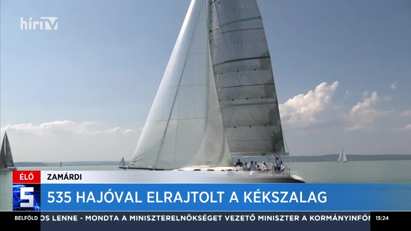 535 hajóval elrajtolt a Kékszalag