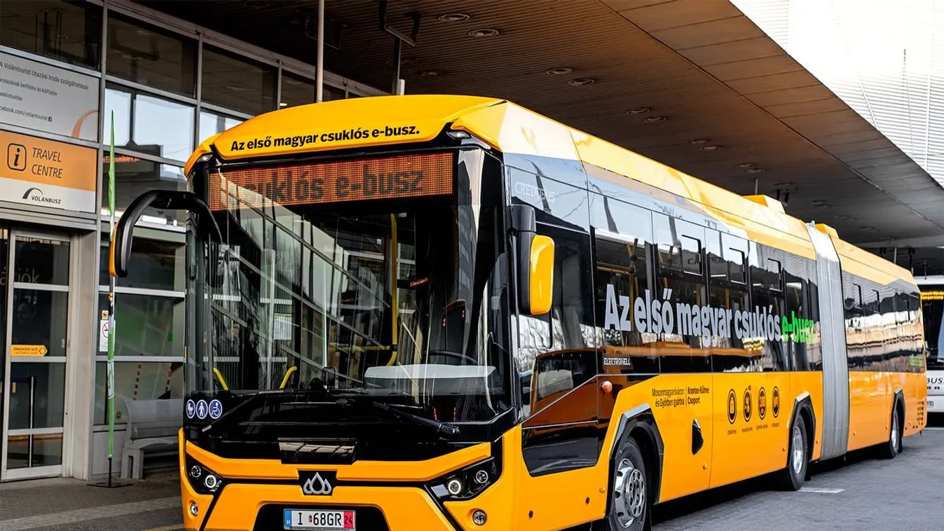 Januártól már bárki utazhat a Volán e-busz járatain