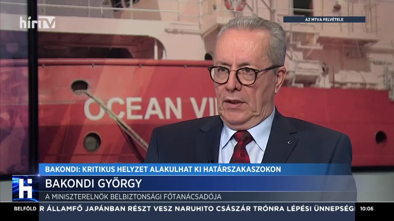 Bakondi: Kritikus helyzet alakulhat ki határszakaszokon