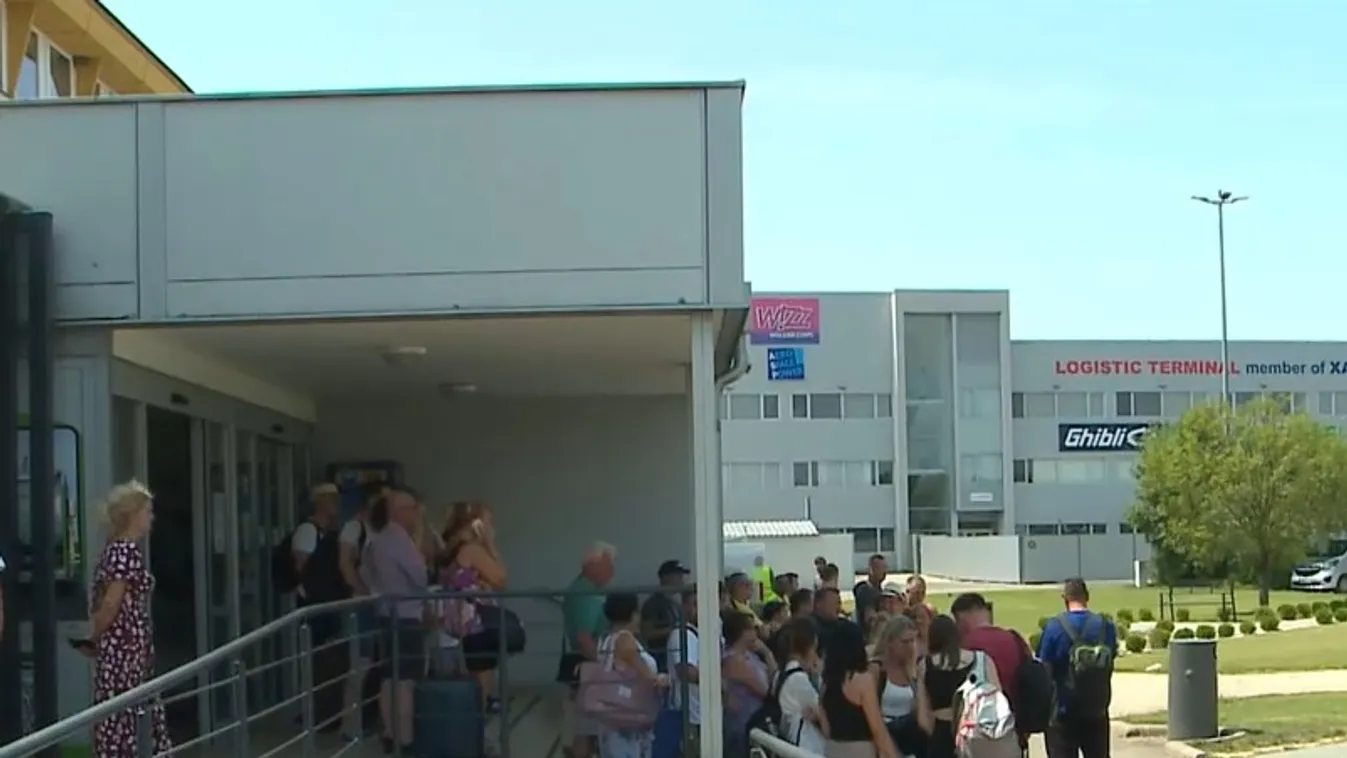 A hőség tönkretette a kifutópályát Debrecenben + videó