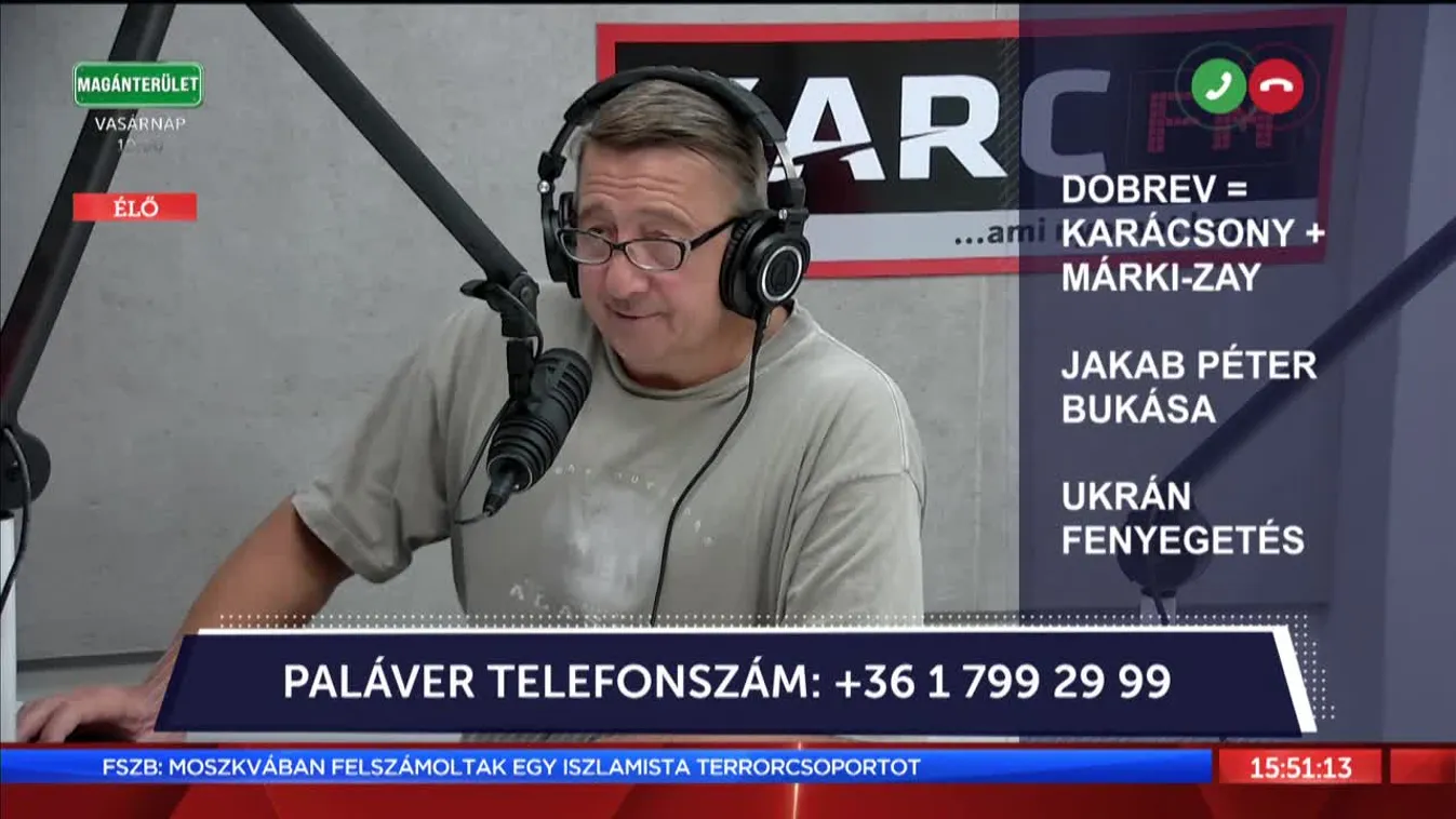 Bayer Zsolt nagy bejelentése a Háttérképről