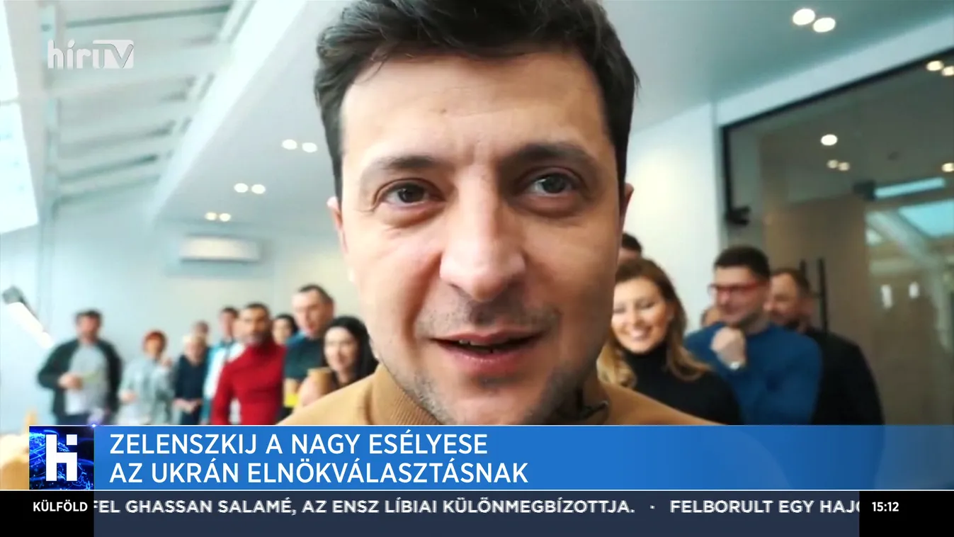 Zelenszkij nagy esélyese az ukrán elnökválasztásnak