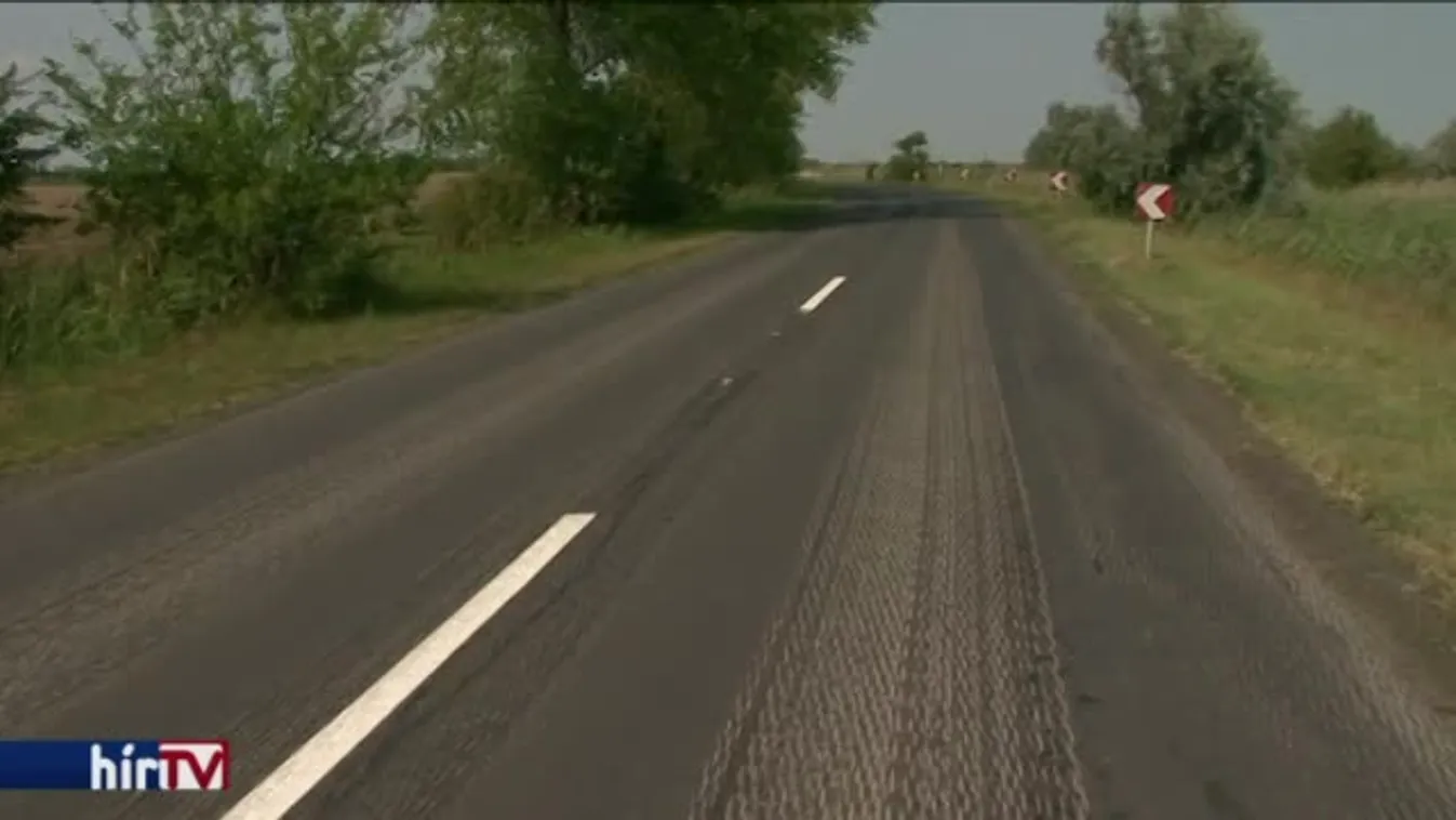 „Életveszélyes” utak Csongrádban