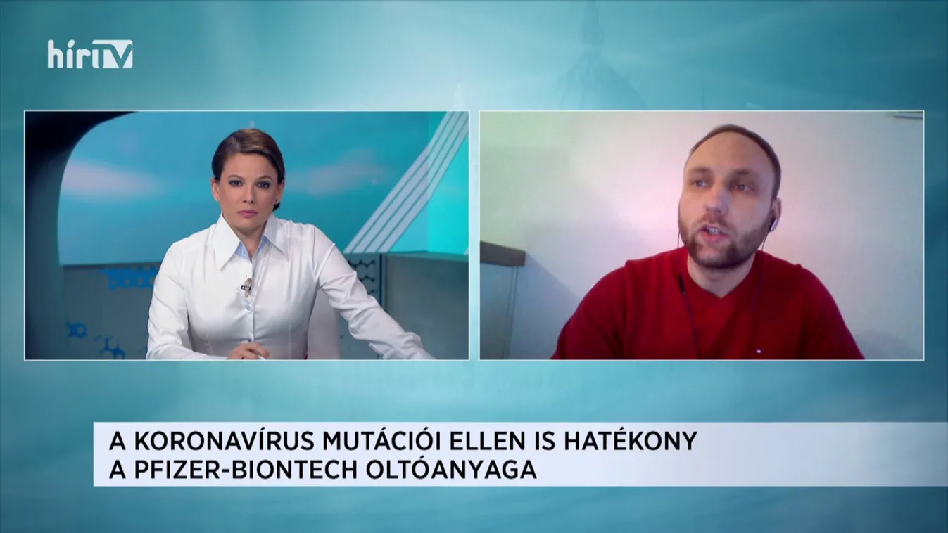 Szabó Gábor Tamás: A koronavírus mutációi ellen is hatékony a Pfizer-Biontech oltóanyaga