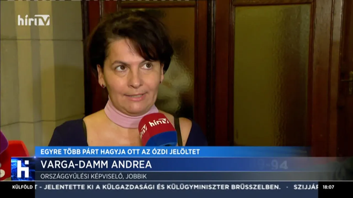 Magából kikelve ordítozott Varga-Damm Andrea a Hír TV stábjával