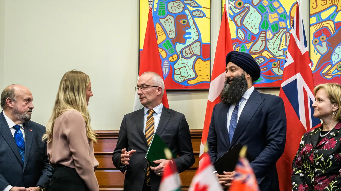 A magyar EU-elnökségi félévről is egyeztetett Ottawában Sztáray Péter államtitkár