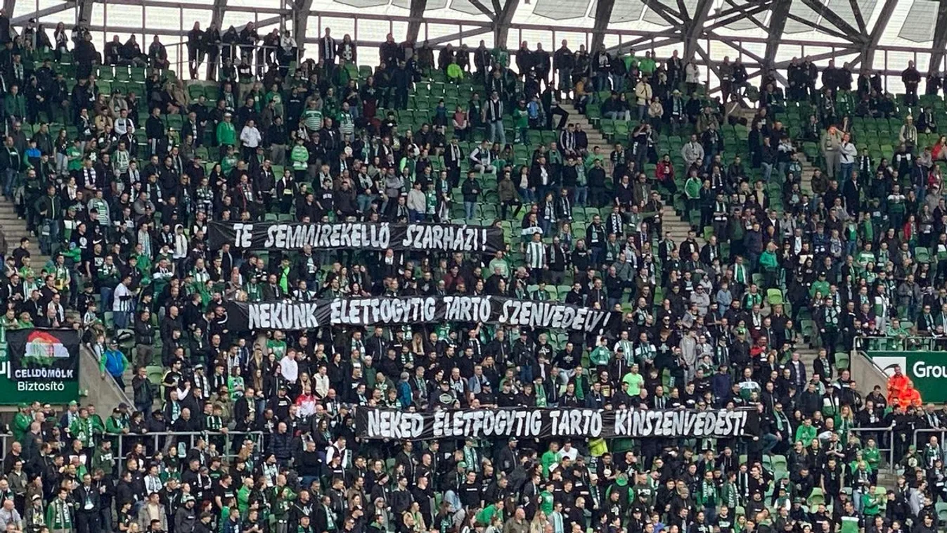 Üzentek a Fradi-ultrák Tordai Bencének