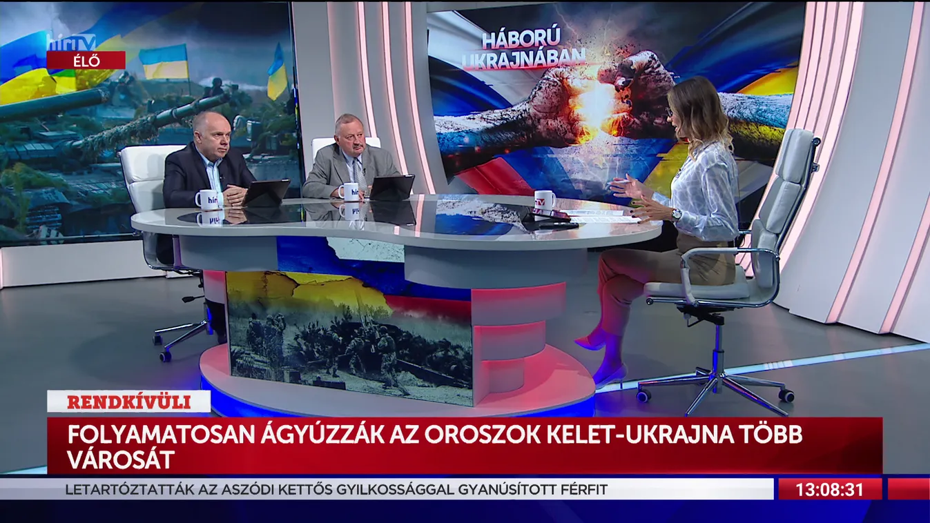 Háború Ukrajnában: Folyamatosan ágyúzzák az oroszok Kelet-Ukrajna több városát