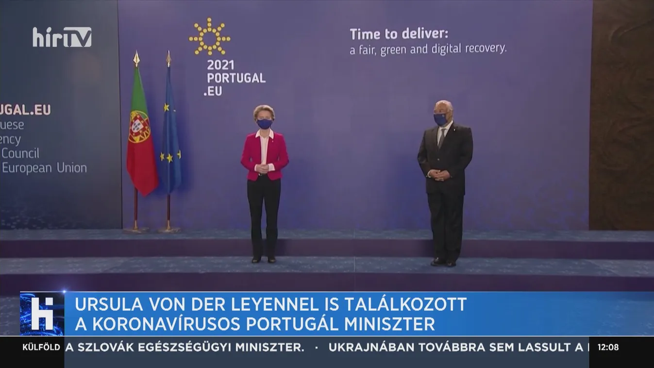Ursula von der Leyennel is találkozott a koronavírusos portugál miniszter
