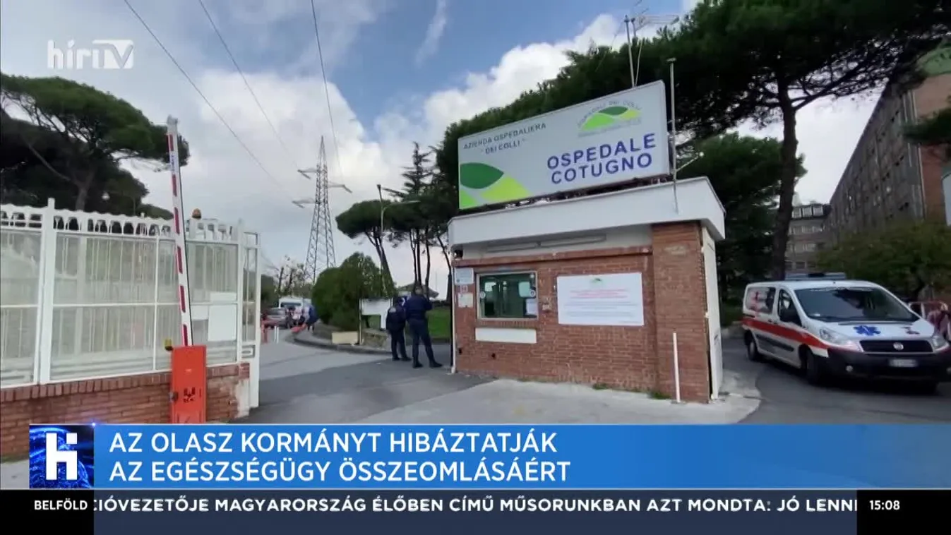Az olasz kormányt hibáztatják az egészségügy összeomlásáért