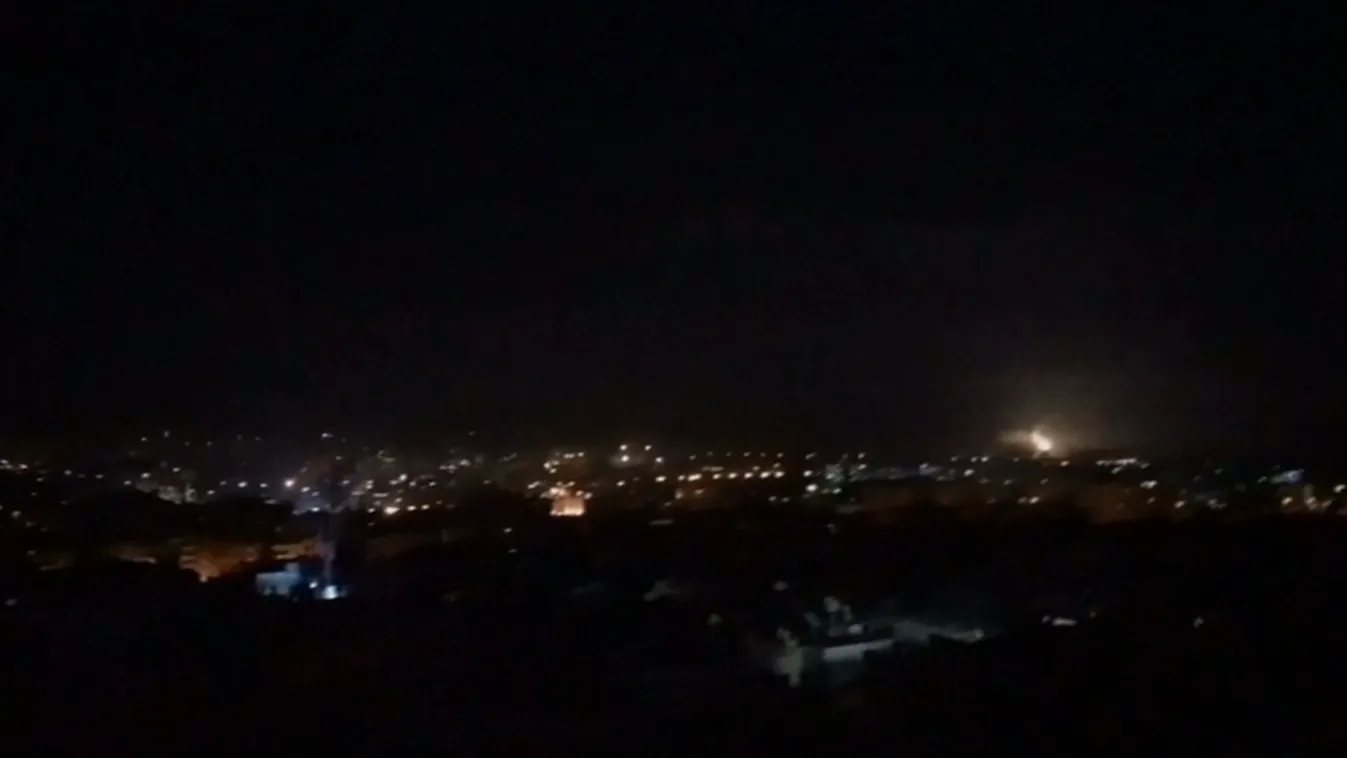 Az izraeli hadsereg iráni célpontokat támad Szíriában